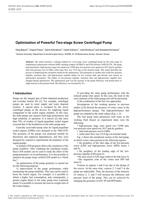 case study about screw pump breakdown|Optimization of Powerful Two.